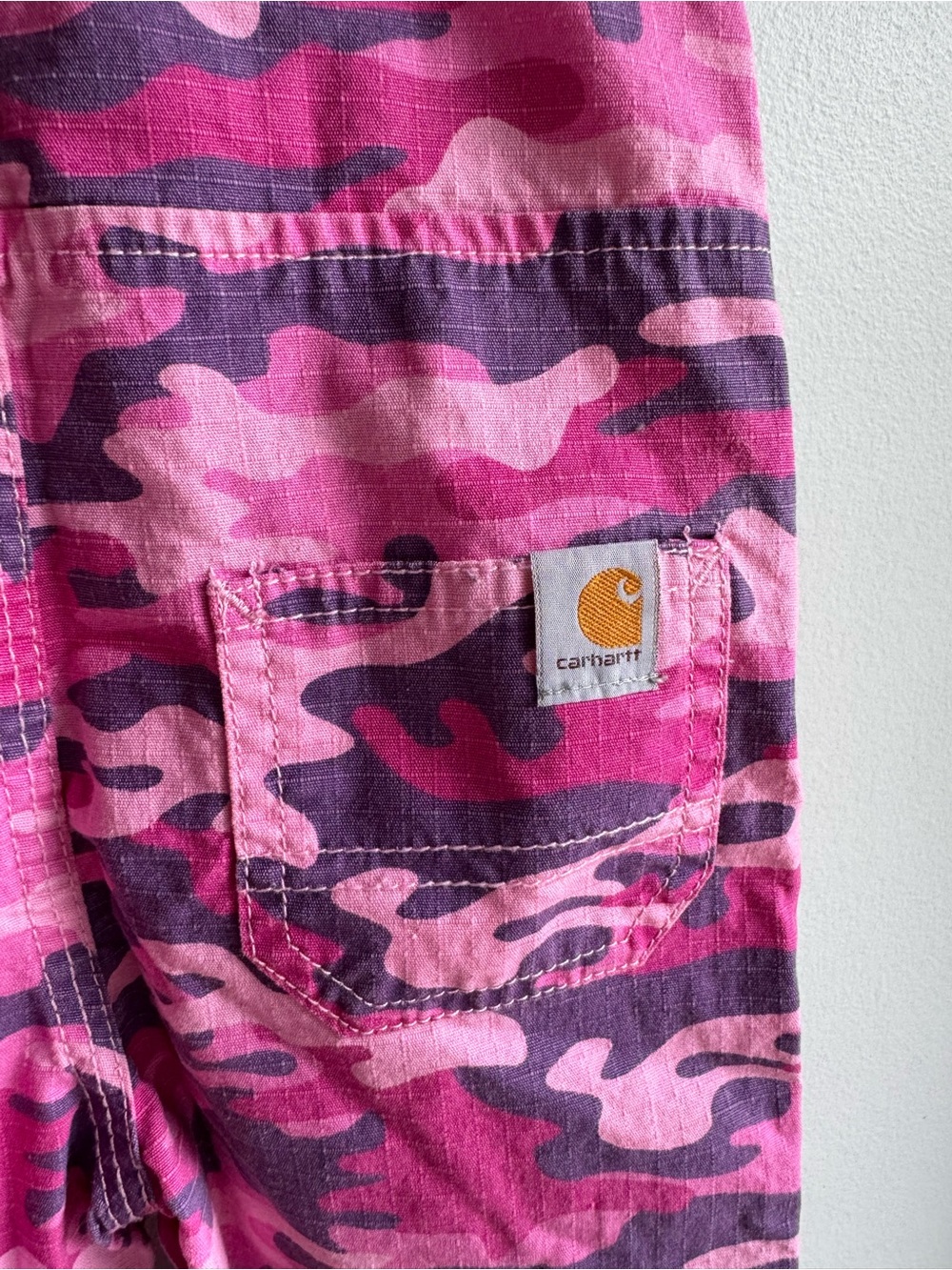 Carhartt Baby Girl Camo Overalls Infant Sz 6 Months Pink Camouflage 100% Cotton - Picture 8 of 10